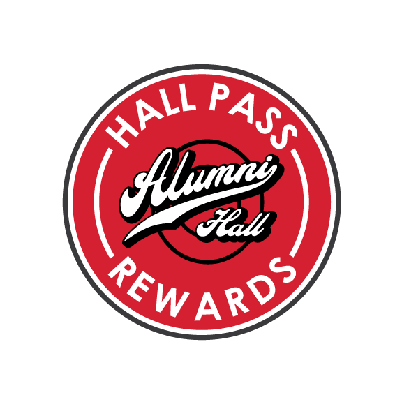 Alumni Hall hall pass rewards